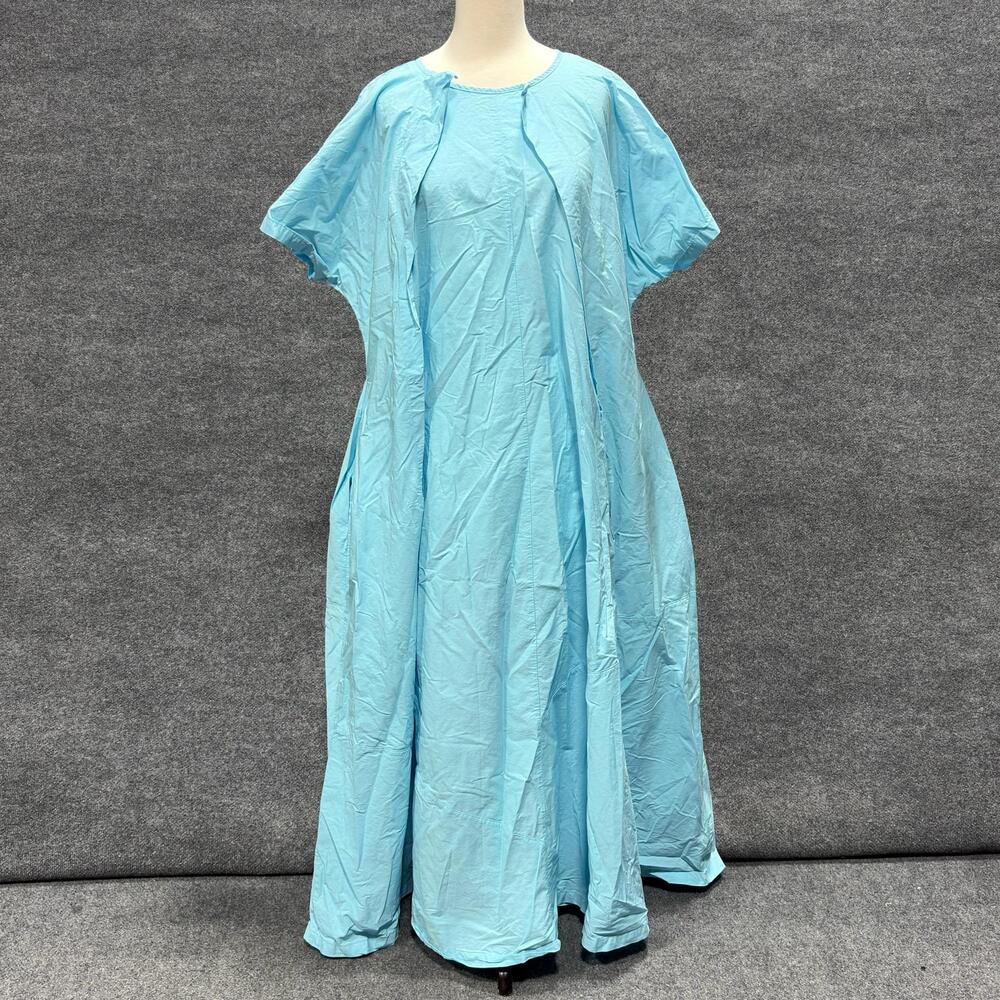 Maison Margiela Dress Womens 6 Blue Oversized Avant Garde Multi Way Minimalist
